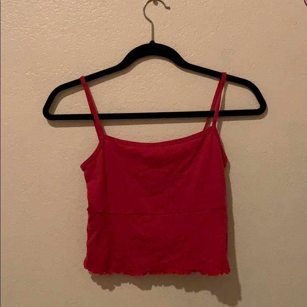 Red Brandy Melville tank